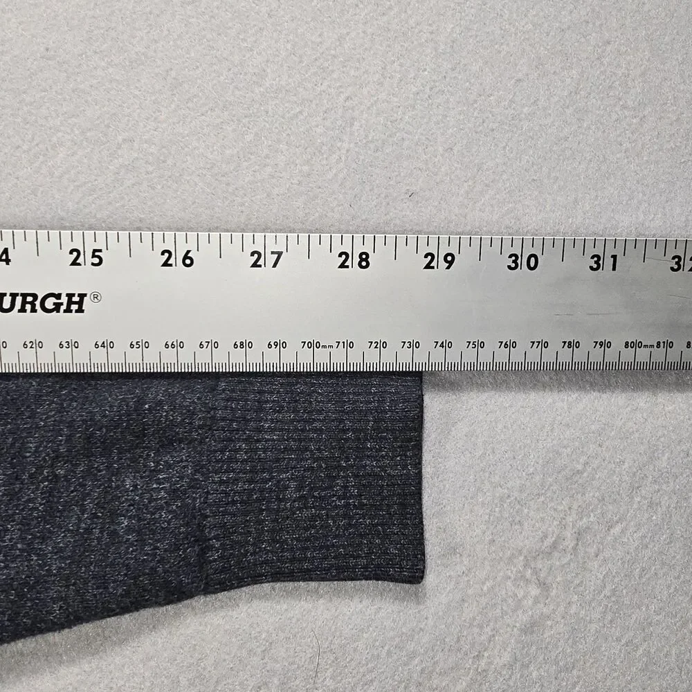 Old Navy Men's Medium Gray Pullover Hoodie Sweatshirt Kangaroo Pockets - Picture 6 of 7